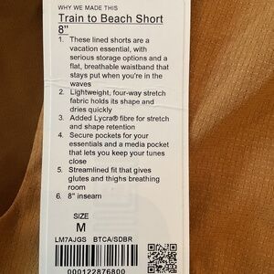 Lululemon Training Shorts